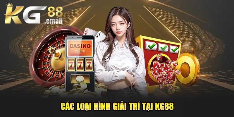 Kho game casino ở KG88 vô cùng phong phú với nhiều thể loại